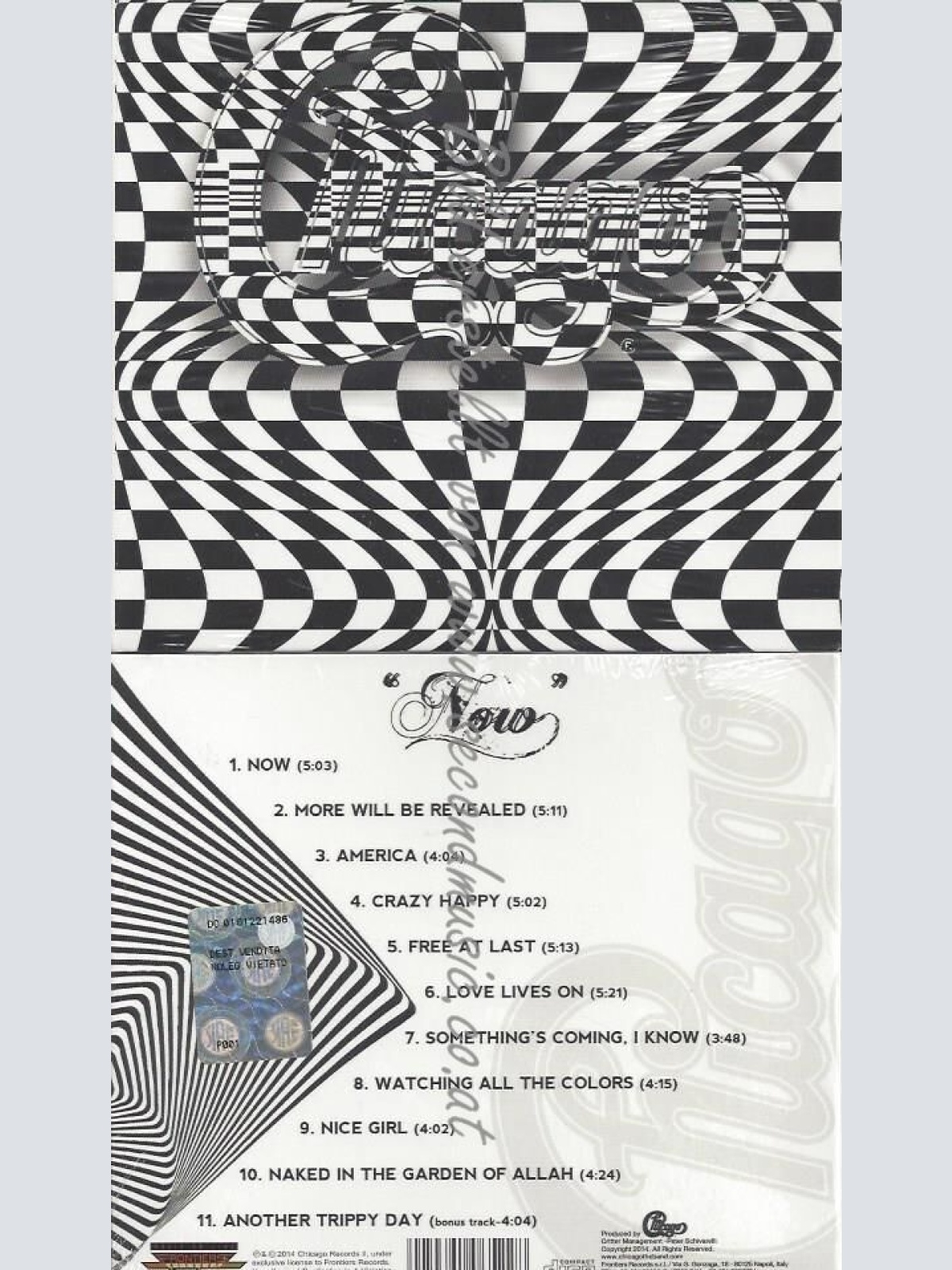 CD--CHICAGO--"NOW" -CHICAGO XXXVI- -DIGIPAK-