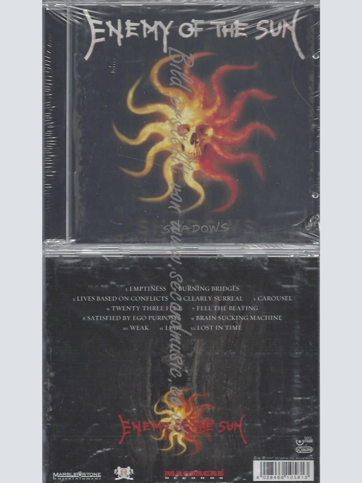 CD--ENEMY OF THE SUN--SHADOWS