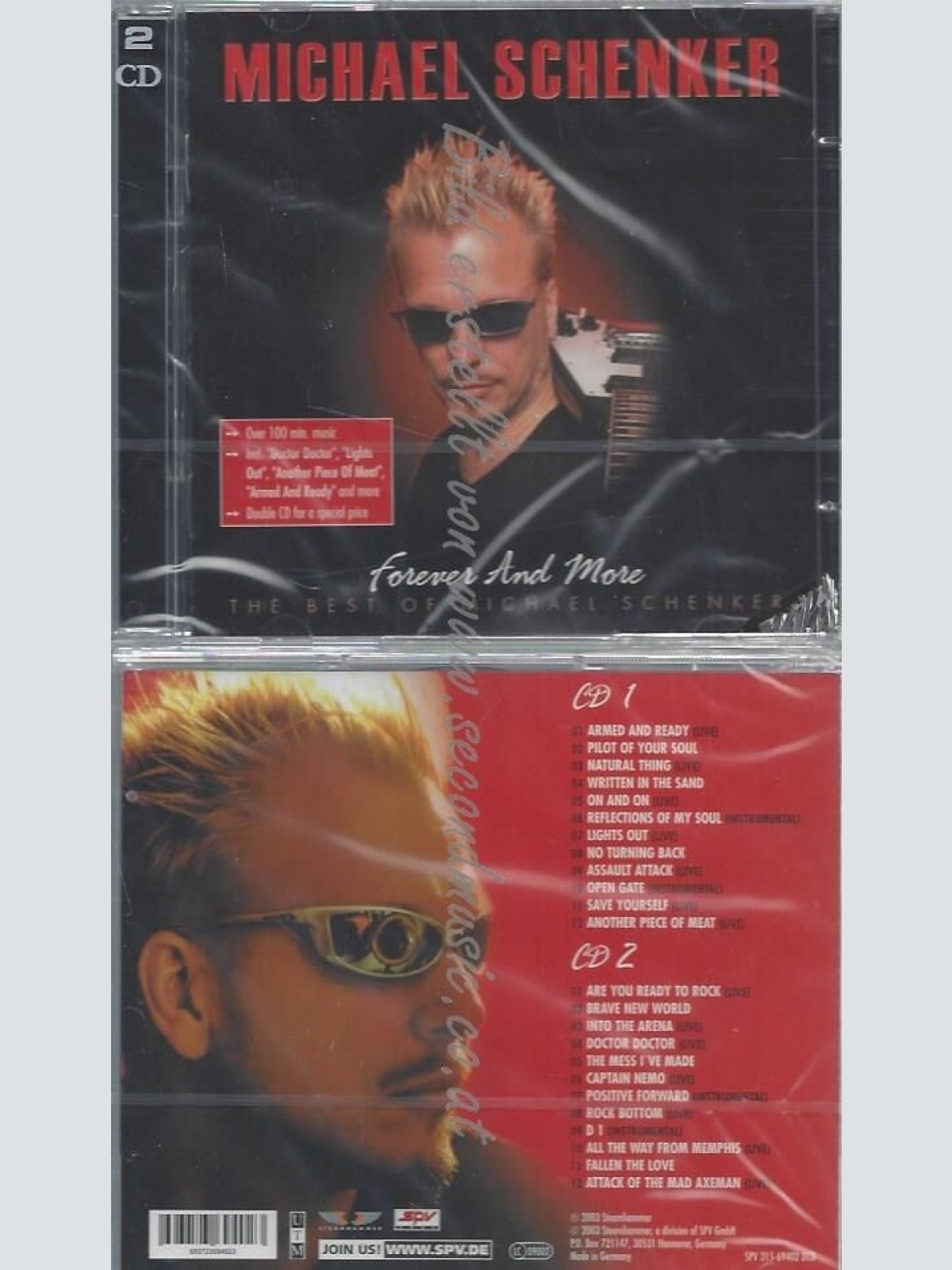 CD--MICHAEL SCHENKER GROUP--FOREVER AND MORE-THE BEST OF | DOPPEL-CD