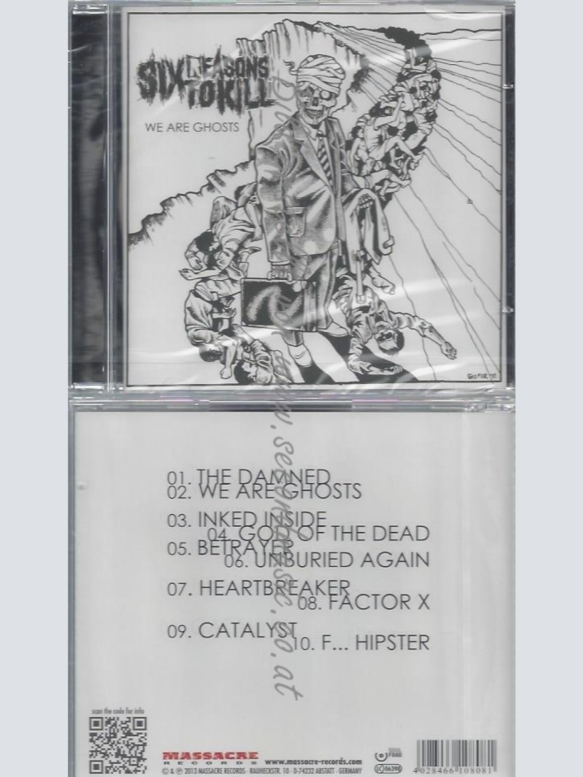 CD--SIX REASONS TO KILL--WE ARE GHOSTS