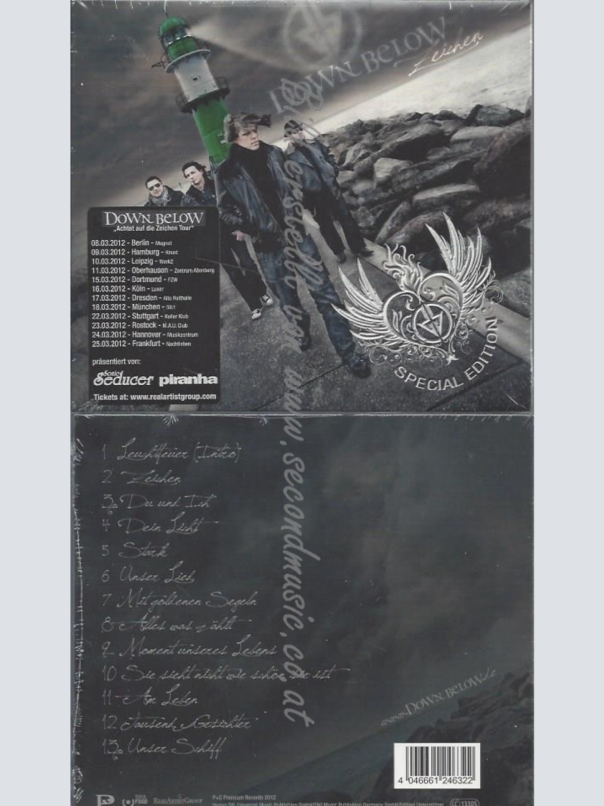 CD--IGIPACK & BONUSTRACKS-/ DOWN BELOW--ZEICHEN -SPECIAL EDITION