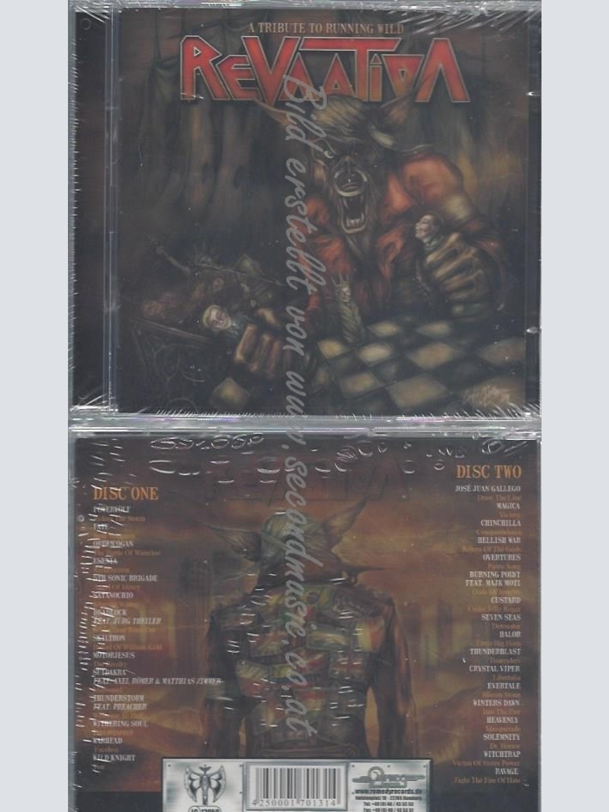 CD--VARIOUS--REUNATION - A TRIBUTE TO RUNNING WILD| DOPPEL-CD