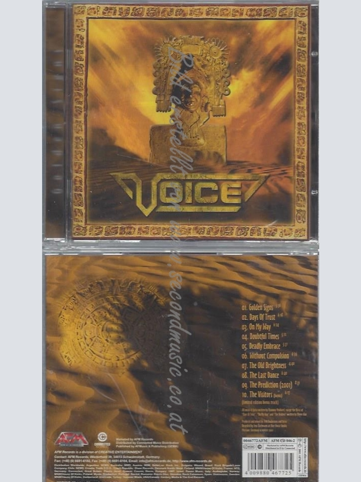 CD--THE VOICE--GOLDEN SIGNS