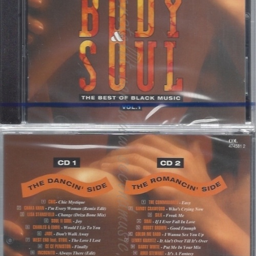 CD--NM-SEALED-VARIOUS -1993- - DOPPEL-CD -- BODY & SOUL VOL.1