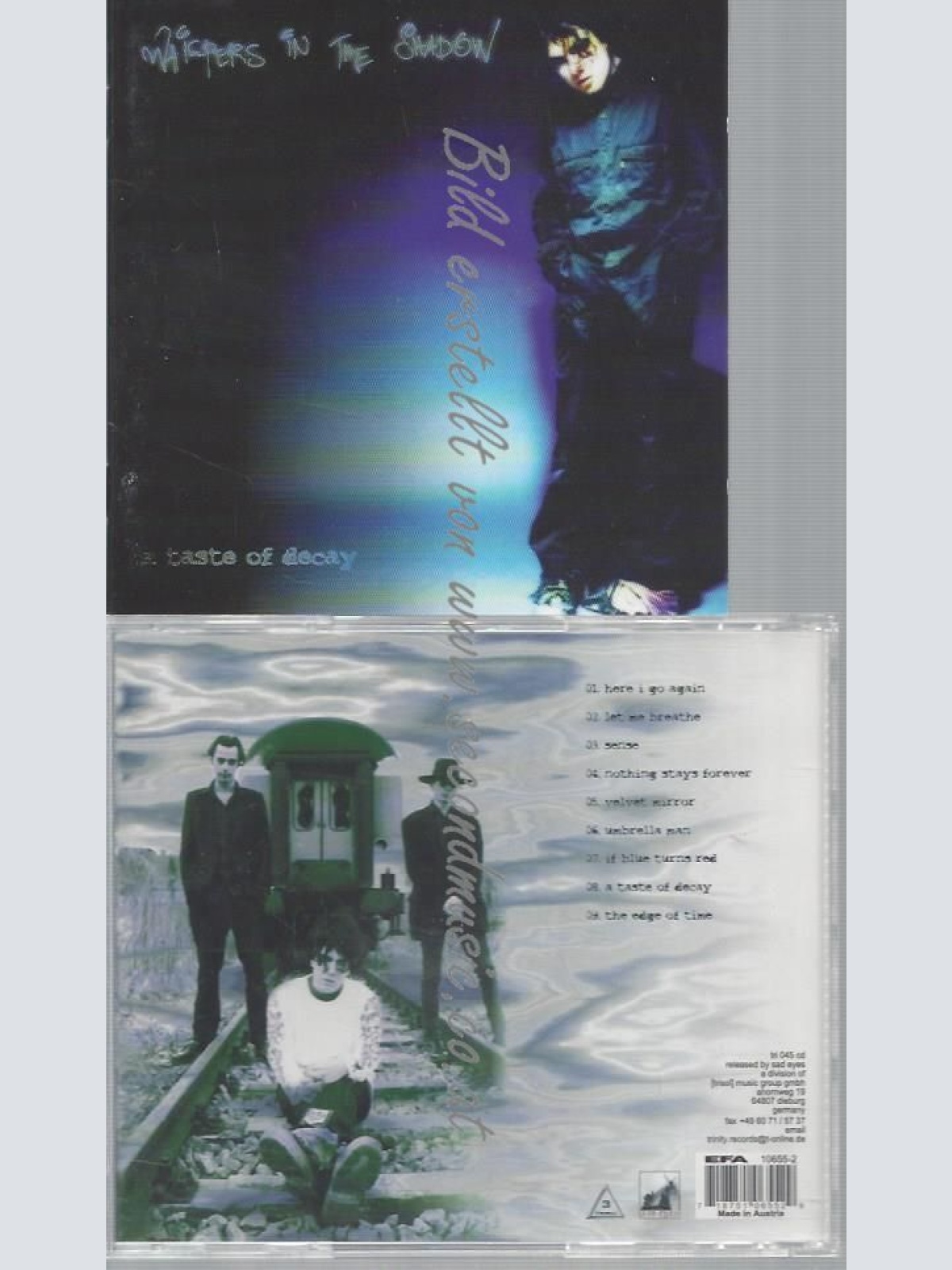 CD--WHISPERS IN THE SHADOW--A TASTE OF DECAY -SPECIAL BONUS TRACK EDITION-