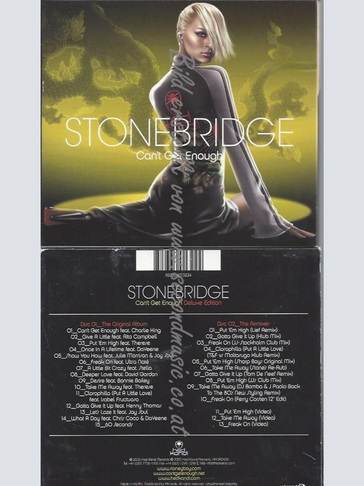 CD--STONEBRIDGE--CAN'T GET ENOUGH [DELUXE EDITI | IMPORT