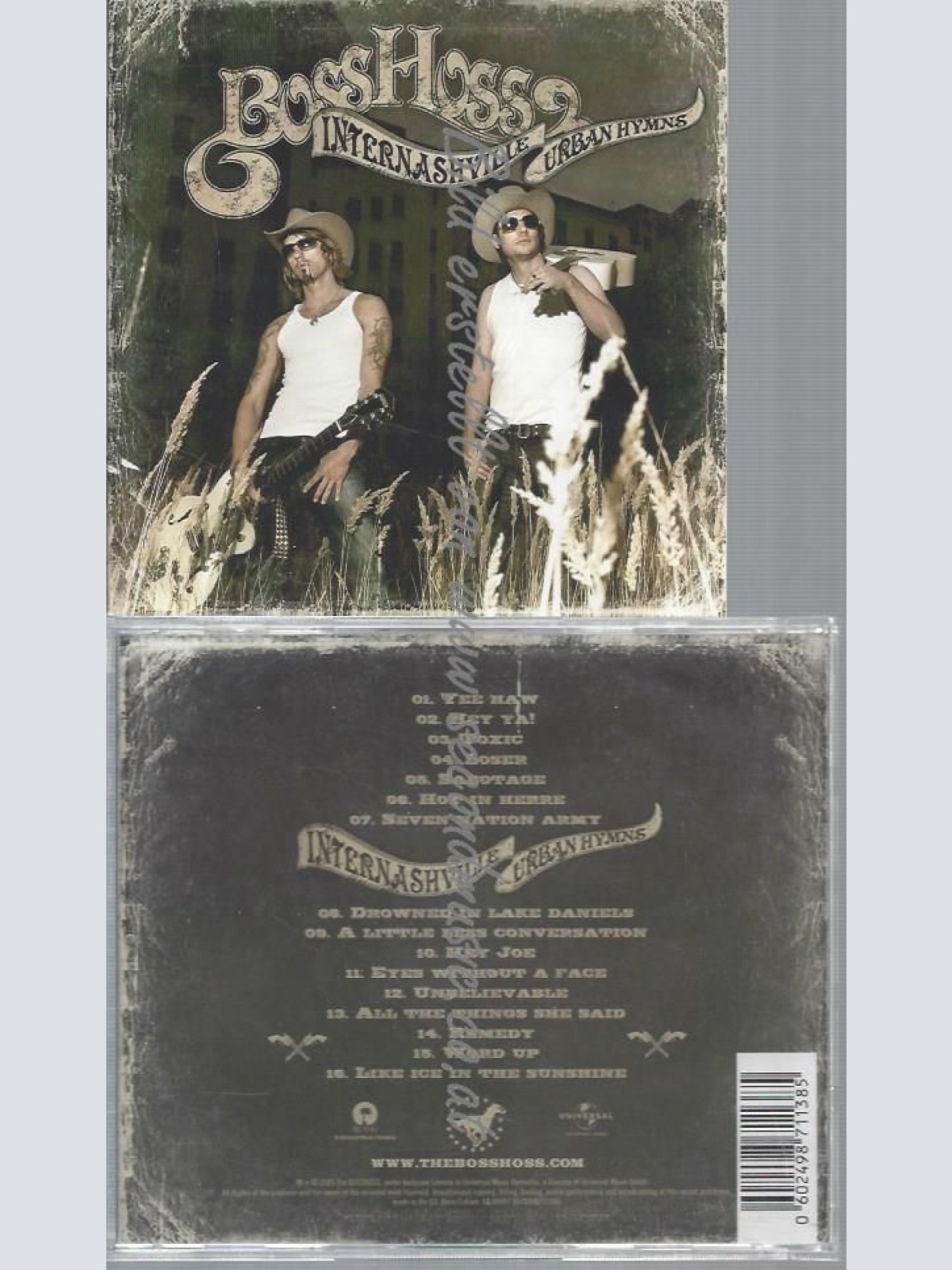 CD--THE BOSSHOSS--INTERNASHVILLE URBAN HYMNS