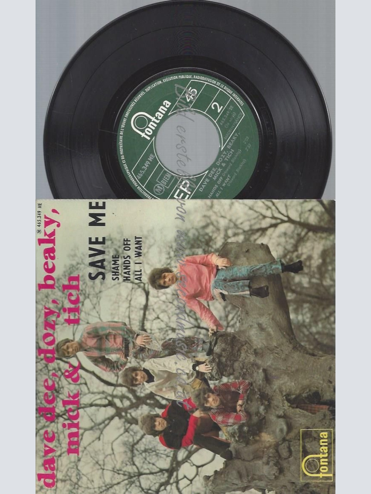 7" EP //DAVE DEE DOZY BEAKY MICK & TICH SAVE ME