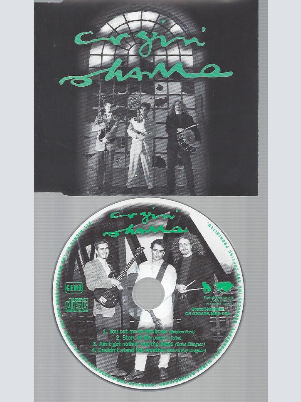 CD--CRYIN SHAME LIVE --PROMO