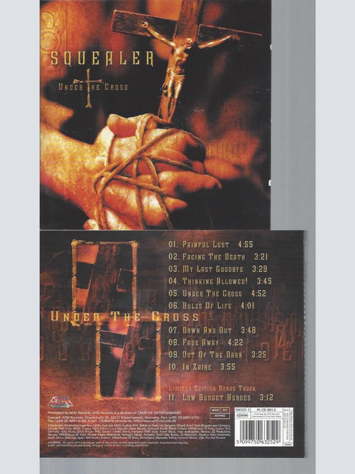 CD-SQUEALER UNDER THE CROSS