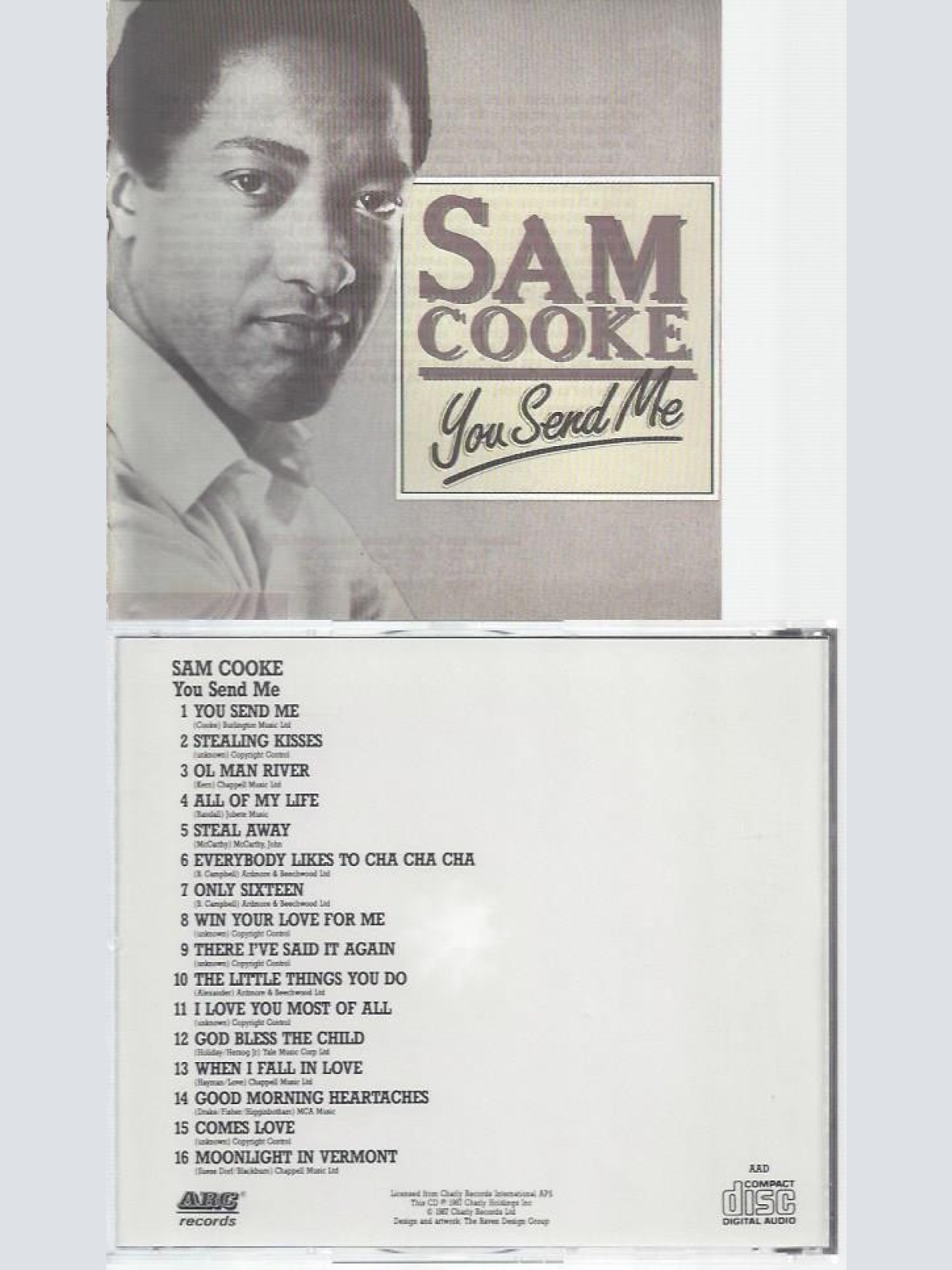 CD--SAM COOKE YOU SEND ME