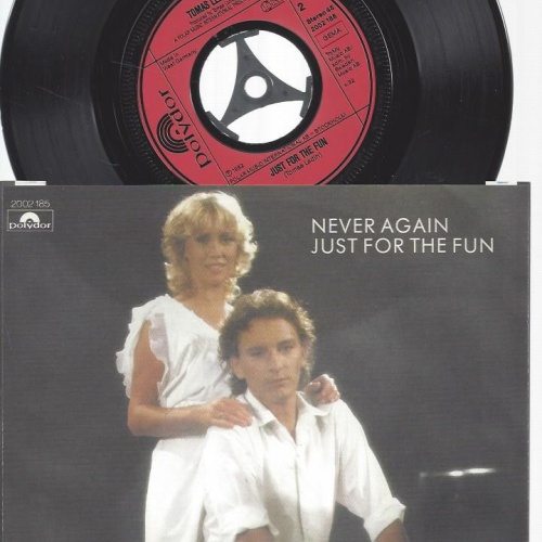 7" TOMAS LEDIN AGNETHA FÄLTSKOG NEVER AGAIN // MINT