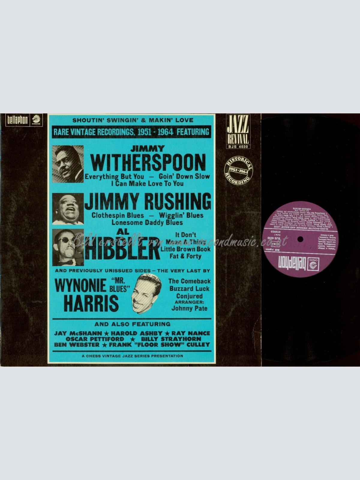 LP-- BLUES SHOUTIN SWINGING AND MAKIN LOVE //JIMMY RUSHING --VARIOUS /BJS 4030