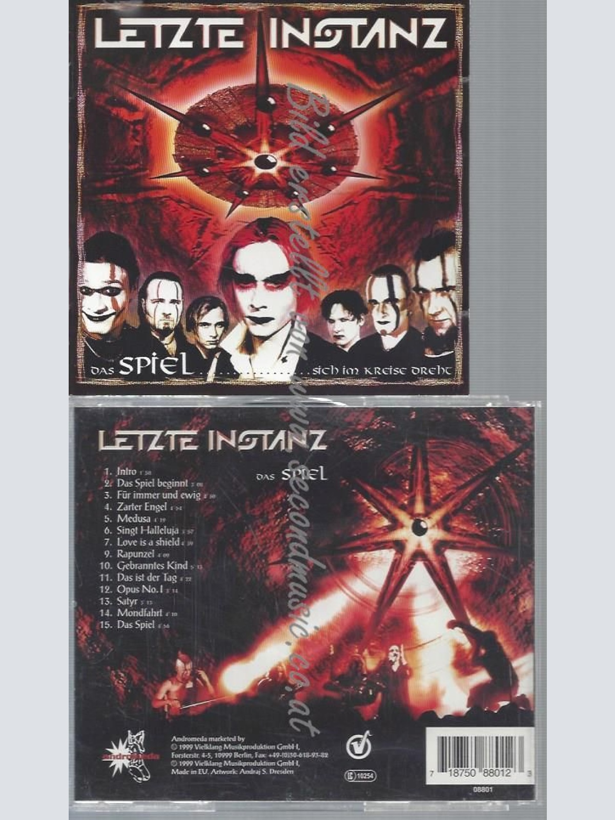 CD--LETZTE INSTANZ--DAS SPIEL