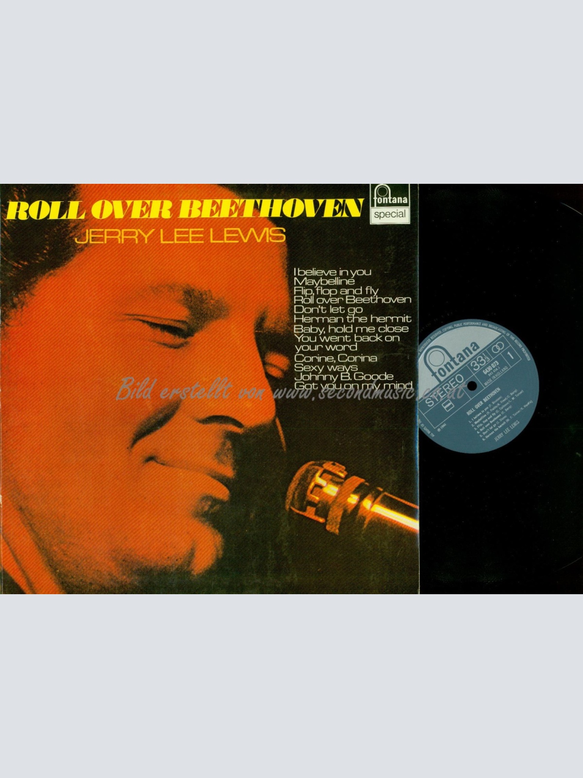 LP--JERRY LEE LEWIS ROLL OVER BEETHOVEN // 6430073 NL