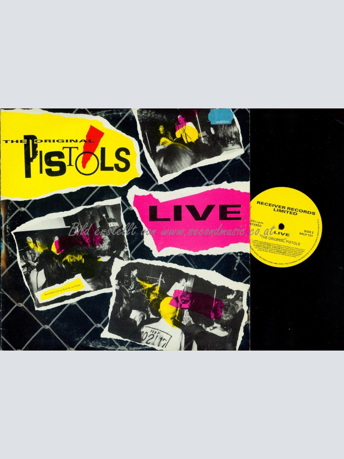 DLP-- Sex Pistols  Original Pistols Live  // RRLP101