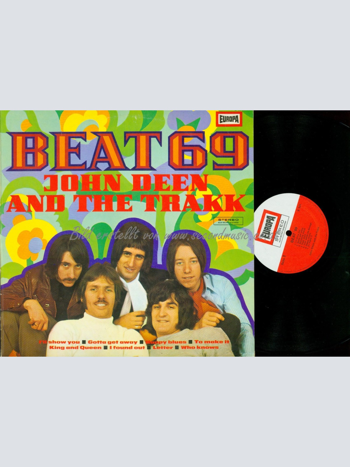 LP--BEAT 69 JOHN DEEN AND THE TRAKK