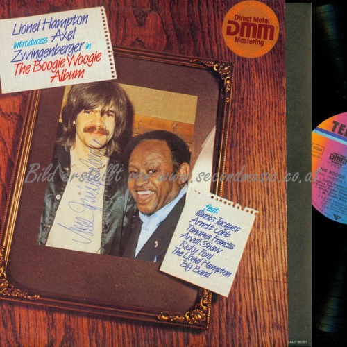 LP--AXEL ZWINGENBERGER THE BOOGIE WOOGIE ALBUM // INNLAY // NM/ AUTOGRAMM