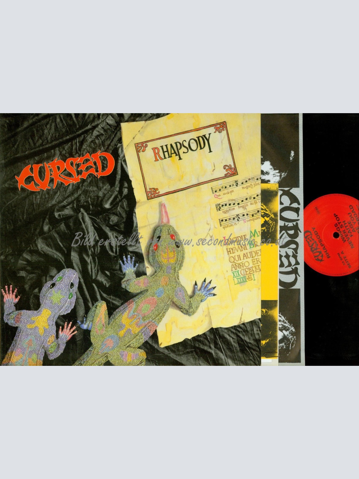 LP--CURSED RHAPSODY // OIS + PROMOSHEETS + PICTURE