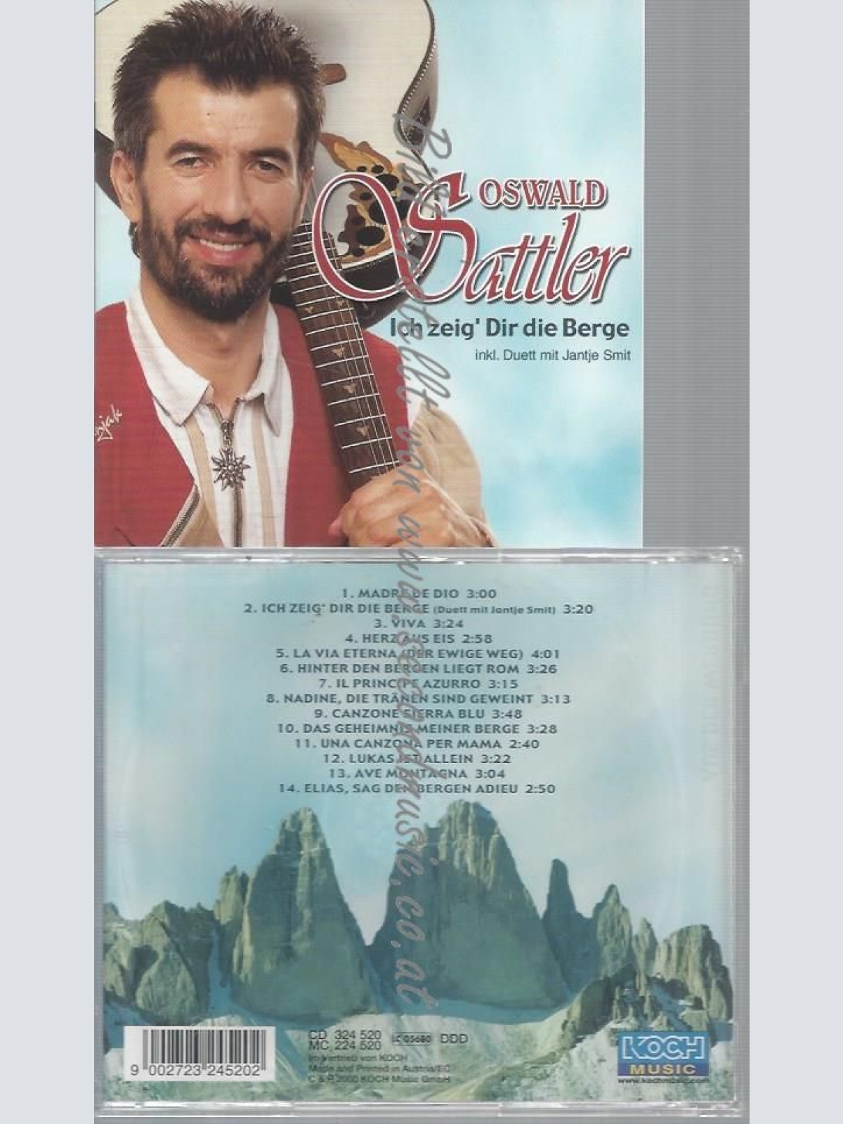 CD--OSWALD SATTLER--ICH ZEIG' DIR DIE BERGE