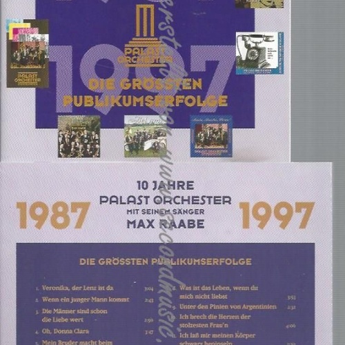 CD--BEST OF/ RAABE,MAX & DAS PALAST ORCHEST--10 JAHRE JUBILÄUMSAUSGABE