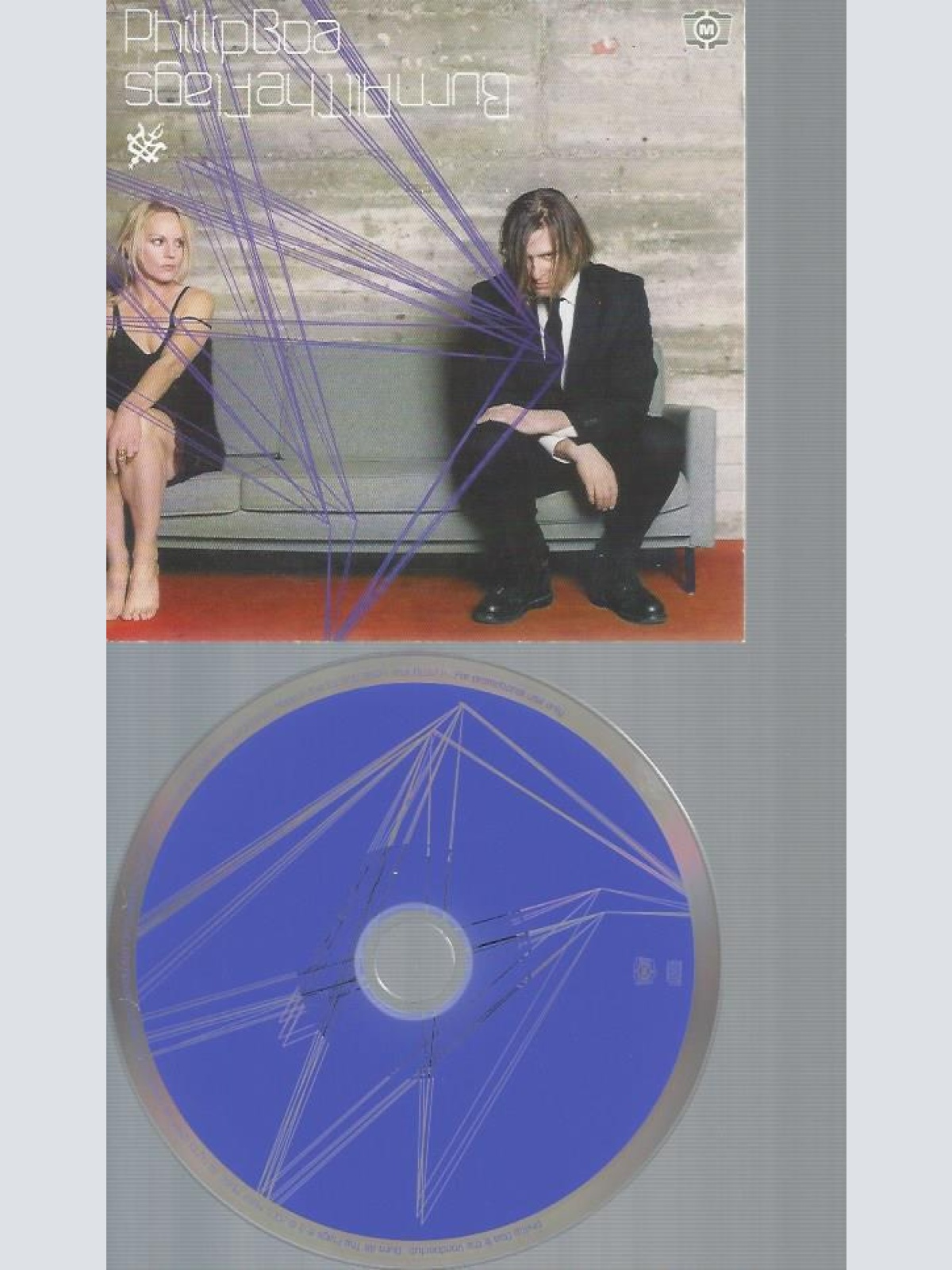 CD--PHILLIP BOA  BURN ALL THE FLAGS // PROMO