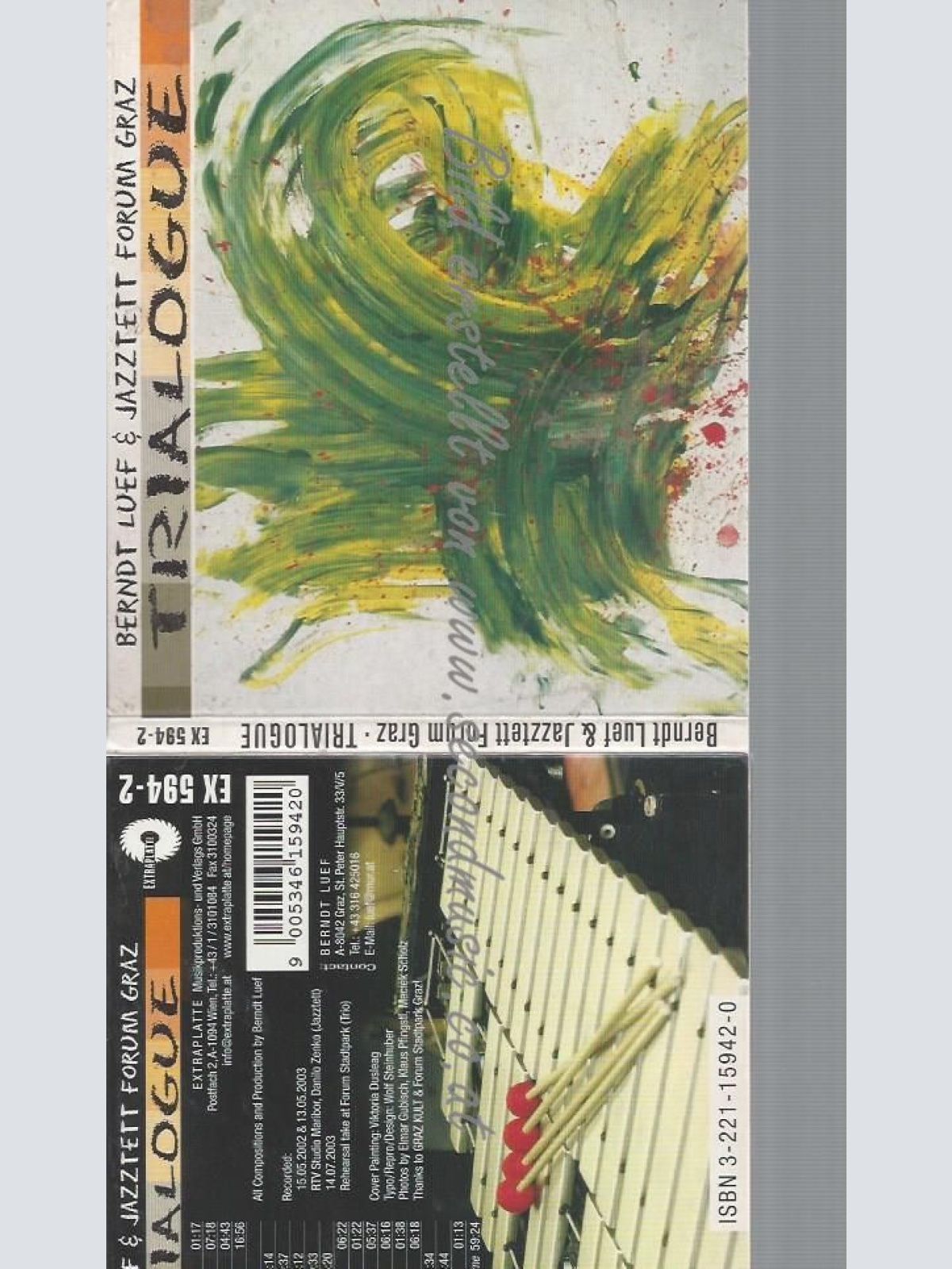 CD--LUEF,BERNDT&JAZZTETT FORUM GRAZ--TRIALOGUE