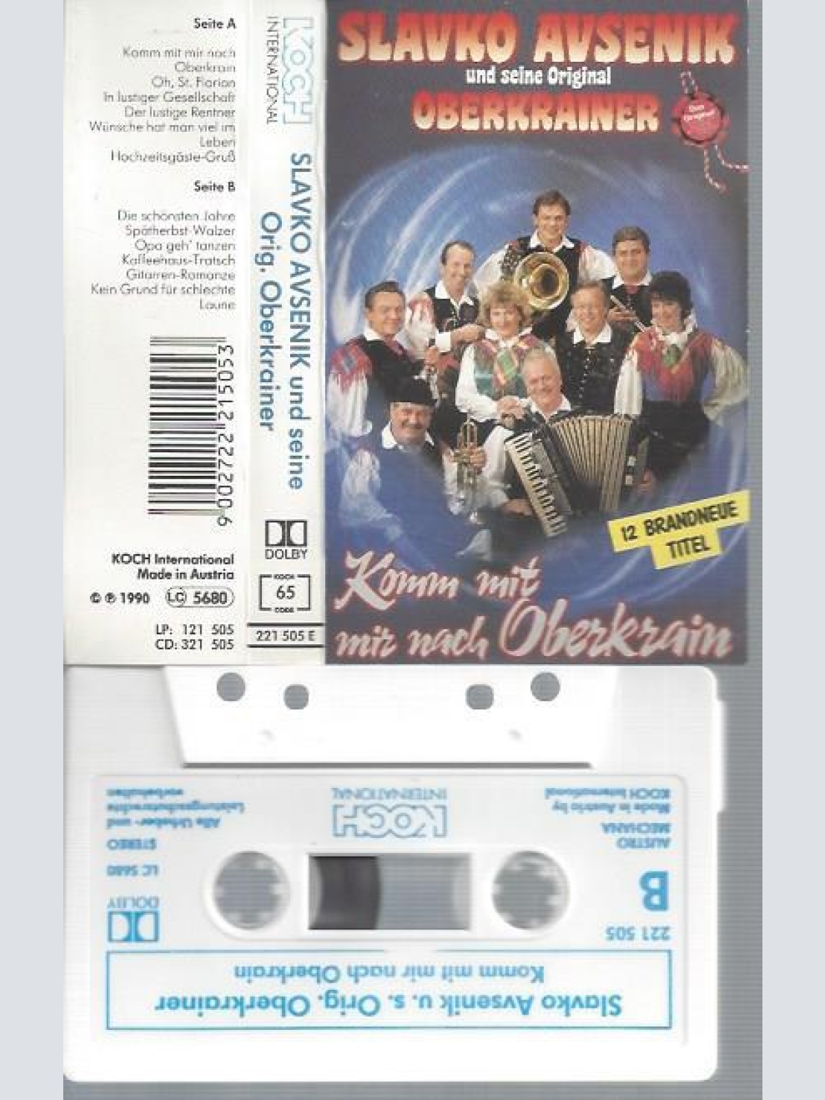 MC--SLAVKO AVSENIK KOMM MIT MIR NACH OBERKRAIN