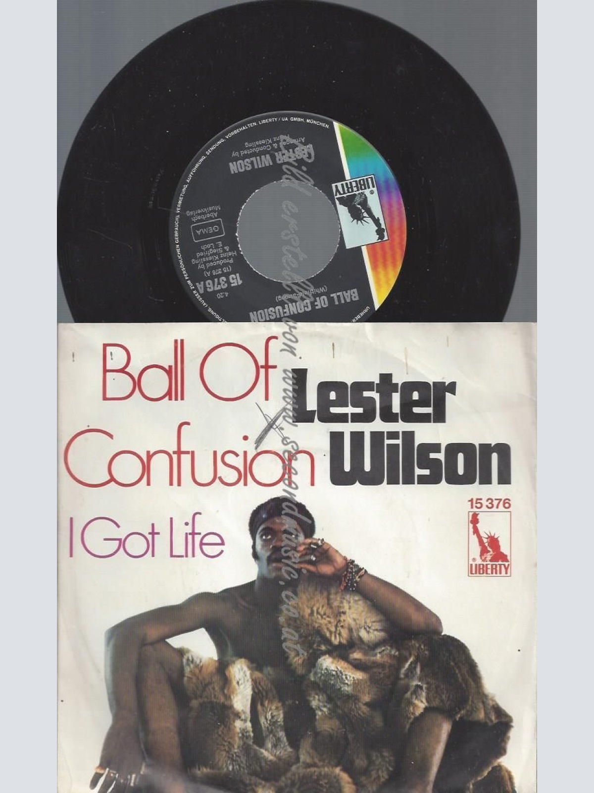 7" LESTER WILSON BALL OF CONFUSION