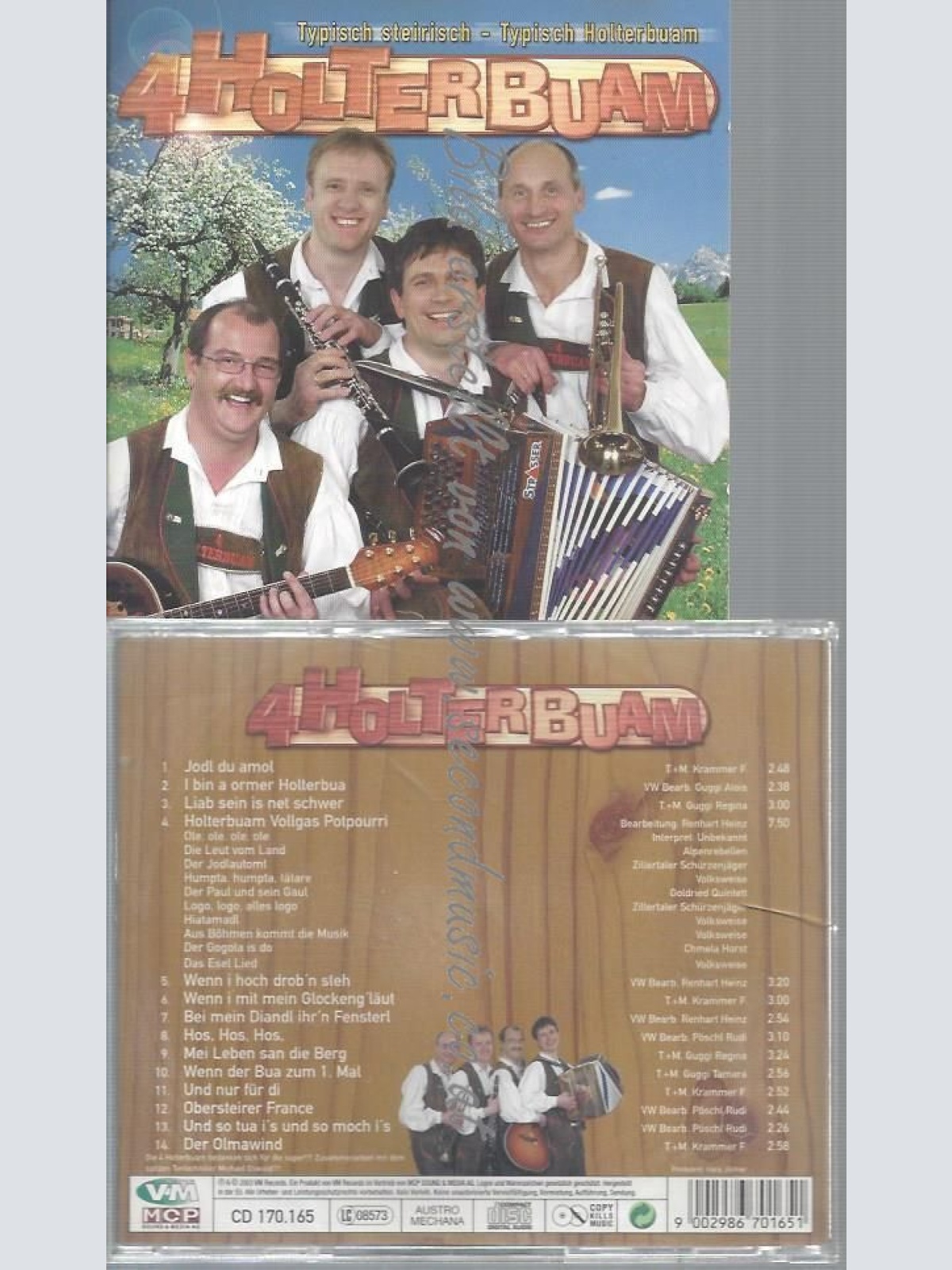 CD-- 4 HOLTERBUAM--TYPISCH STEIRISCH-TYPISCH HOLT