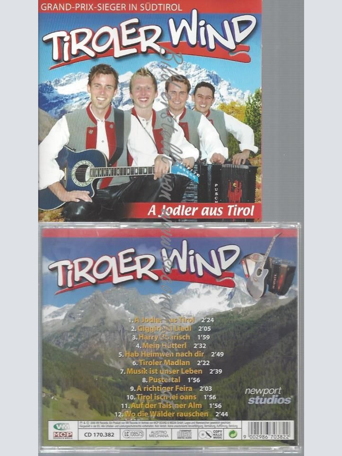 CD--TIROLER WIND--A JODLER AUS TIROL