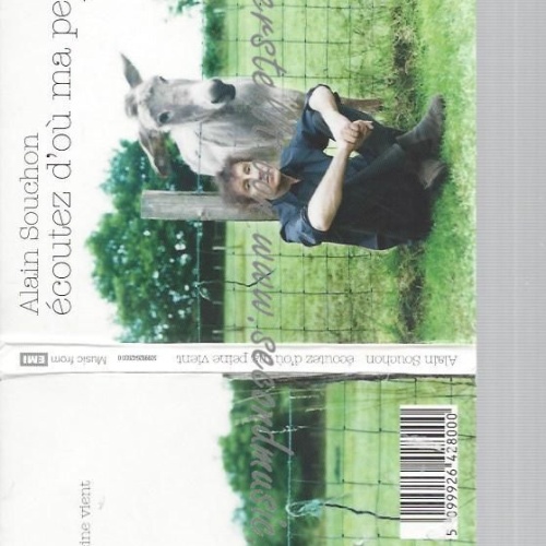 CD--ALAIN SOUCHON--ECOUTEZ D'OÙ MA PEINE VIENT