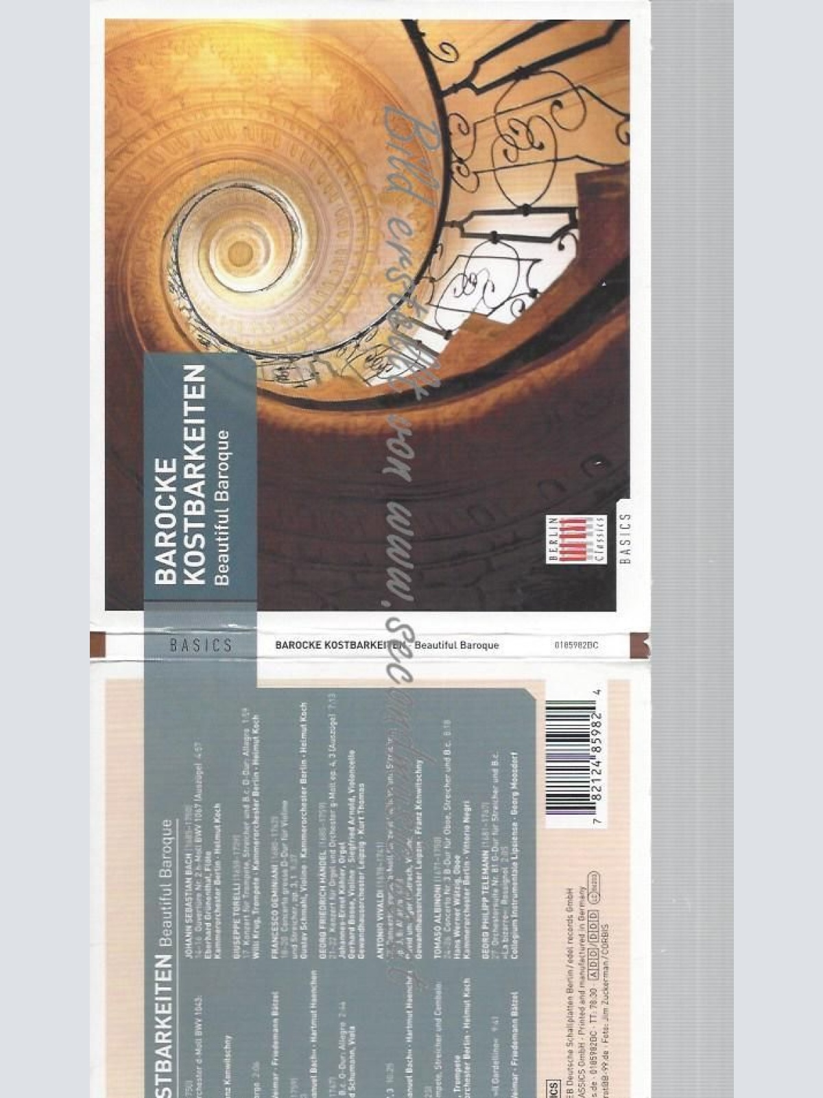 CD--OISTRACH UND KOB--BAROCKE KOSTBARKEITEN -BERLIN CLASSICS BASICS-