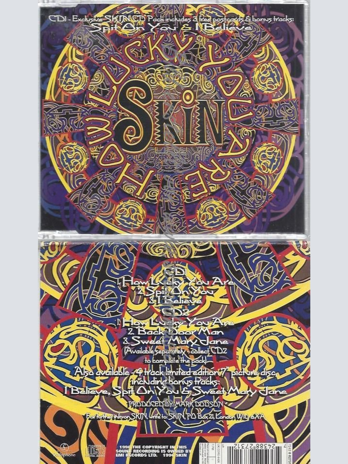 CD--SKIN--HOW LUCKY YOU ARE