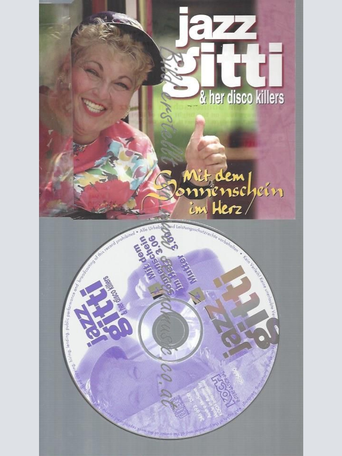 CD--JAZZ GITTI--MIT DEM SONNENSCHEIN IM HERZ