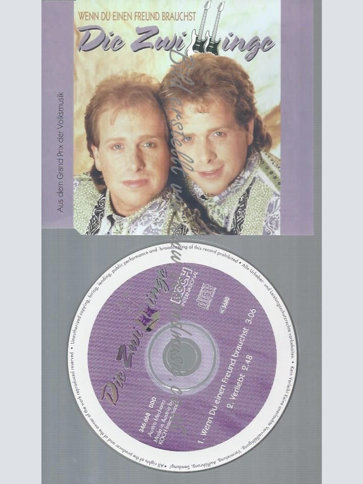 CD--ZWILLINGE,DIE--WENN DU EINEN FREUND BRAUCHST