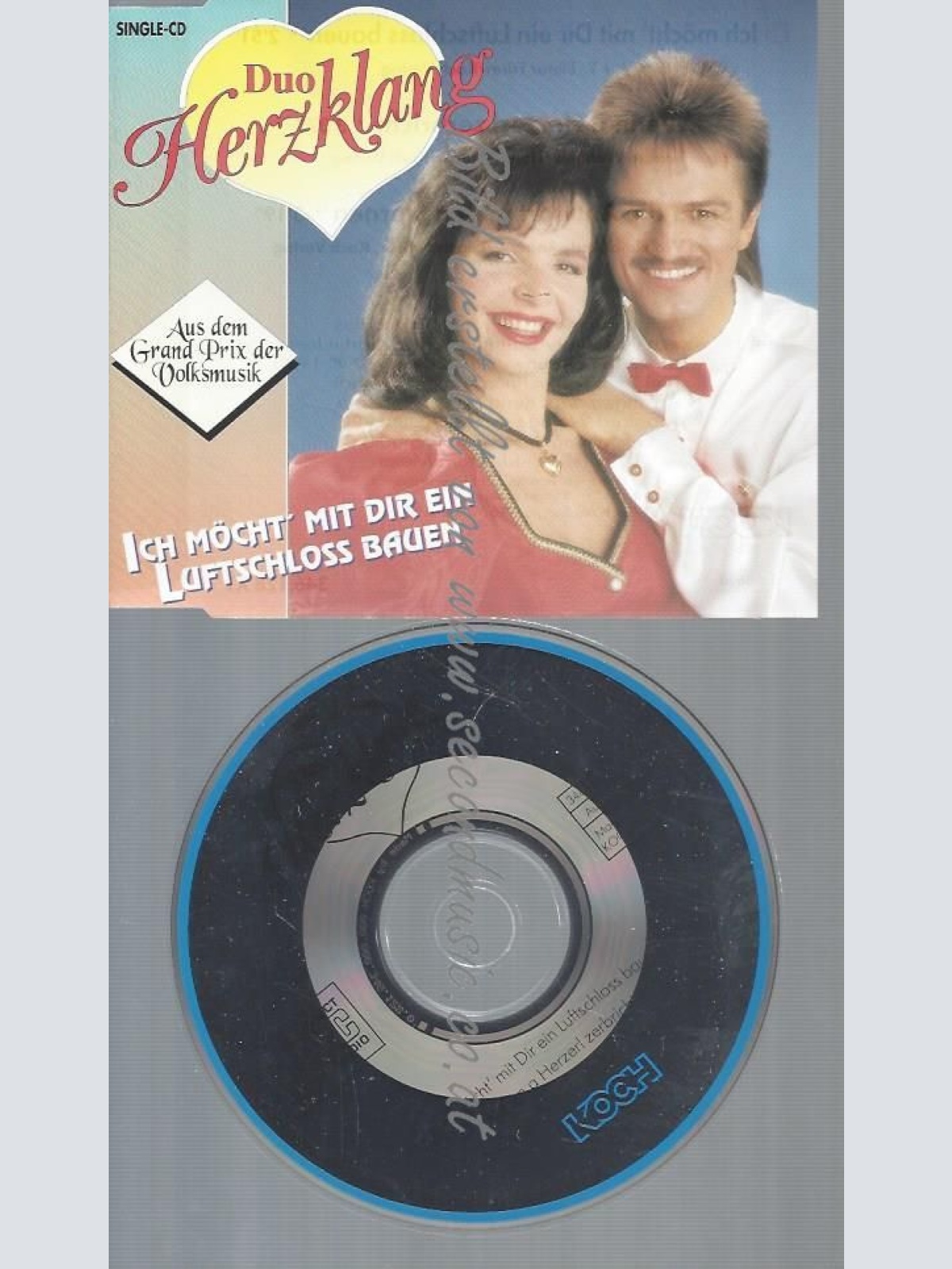 CD--DUO HERZKLANG--ICH MÖCHT' MIT DIR EIN LUFTSCHLOSS BAUENSINGLE