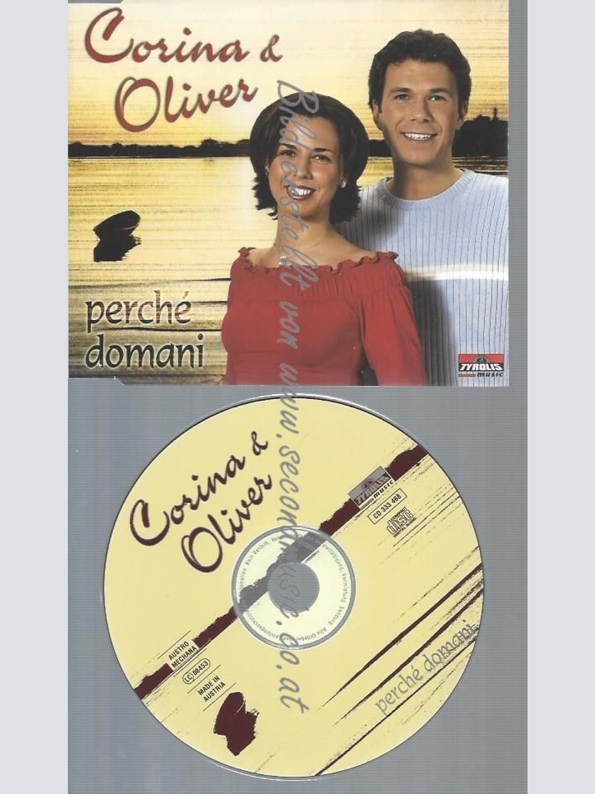 CD--CORINA & OLIVER--PERCHE DOMANI
