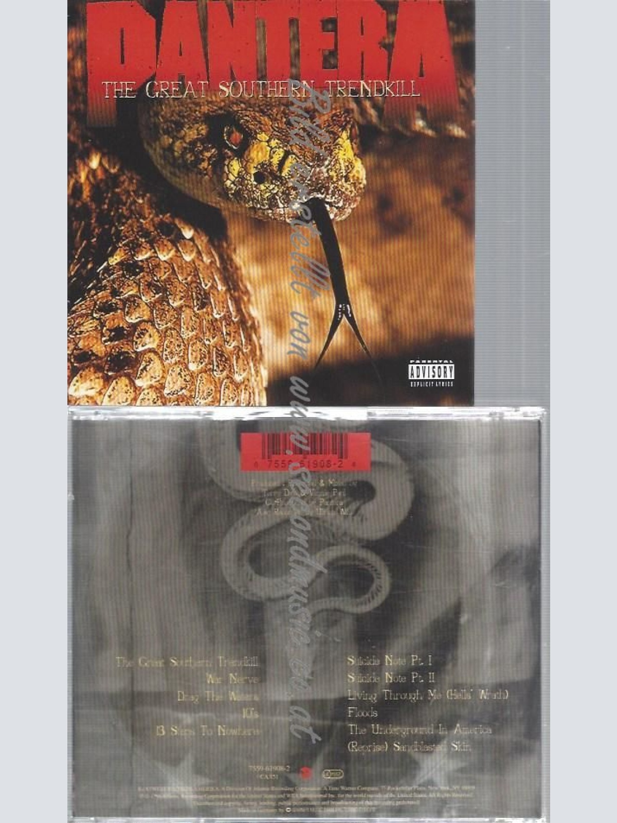 CD--PANTERA--THE GREAT SOUTHERN TRENDKILL