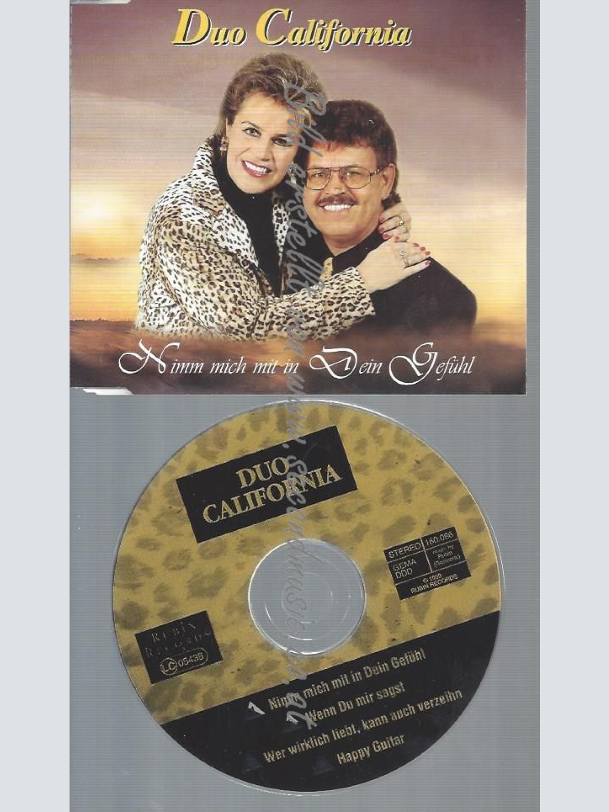 CD--DUO CALIFORNIA  --NIMM MICH MIT IN DEIN GEFHL