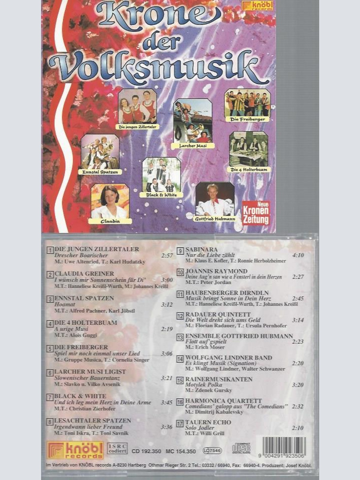 CD--KRONE DER VOLKSMUSIK // MIT AVSENIK // KNÖBEL