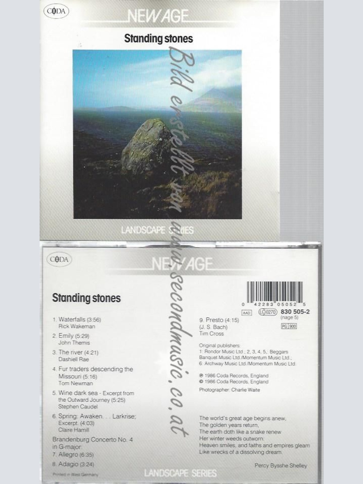 CD--VARIOUS ARTISTS--STANDING STONES // LANDSCAPE SERIES