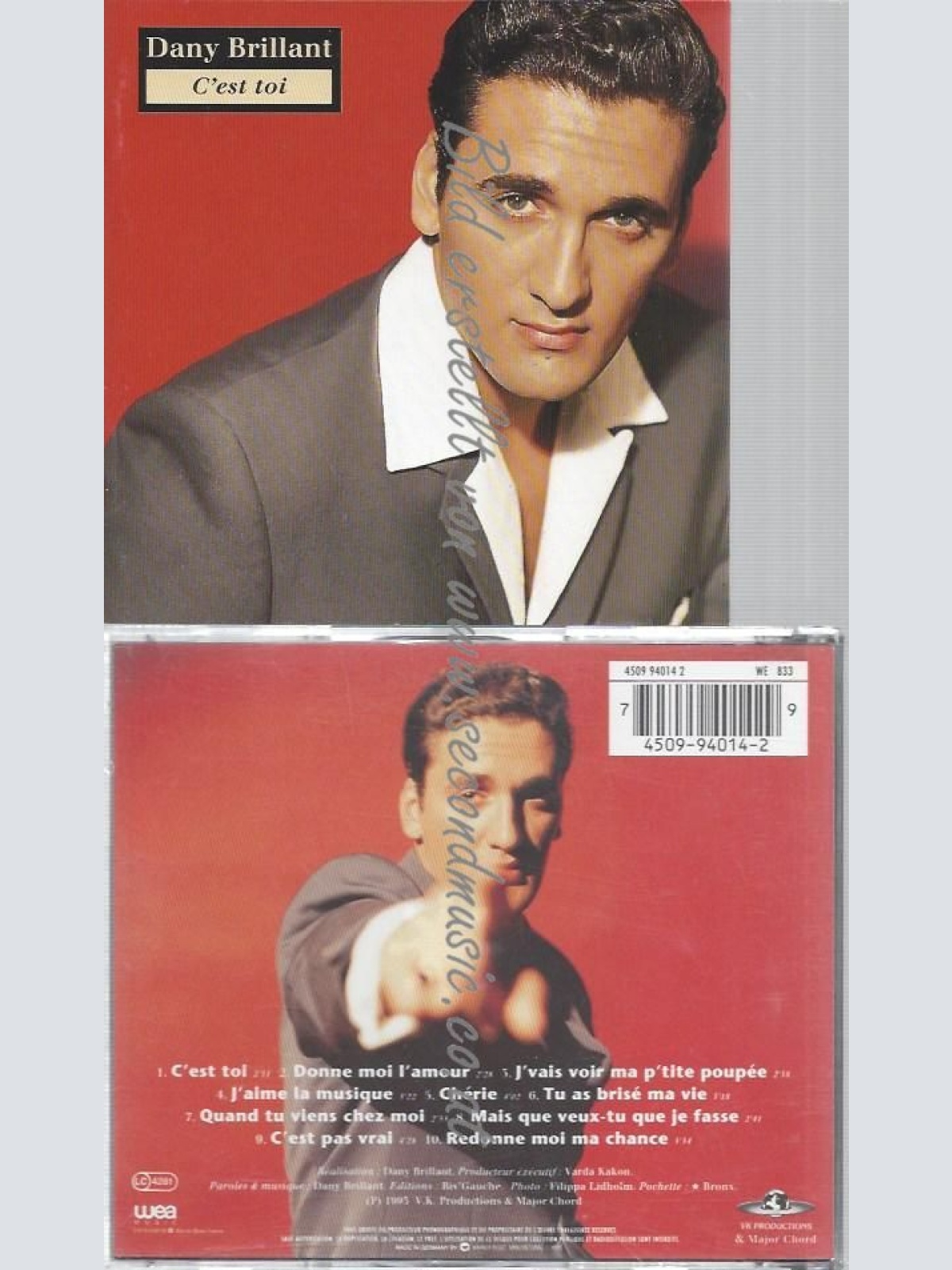 CD--DANY BRILLANT--C'EST TOI
