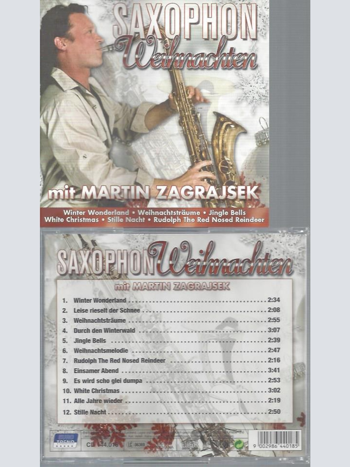 CD--SAXOPHON WEIHNACHT MIT MARTIN ZAGRAJSEK