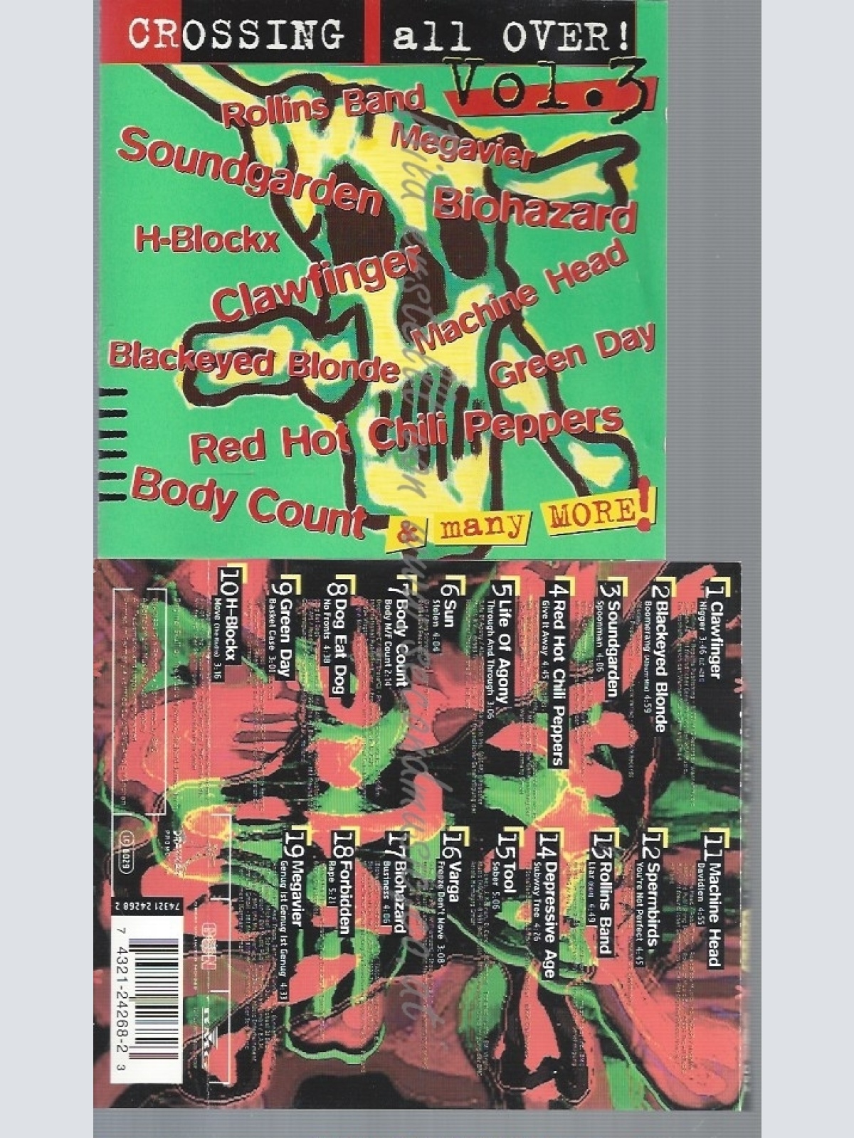 CD--VARIOUS--CROSSING ALL OVER 3