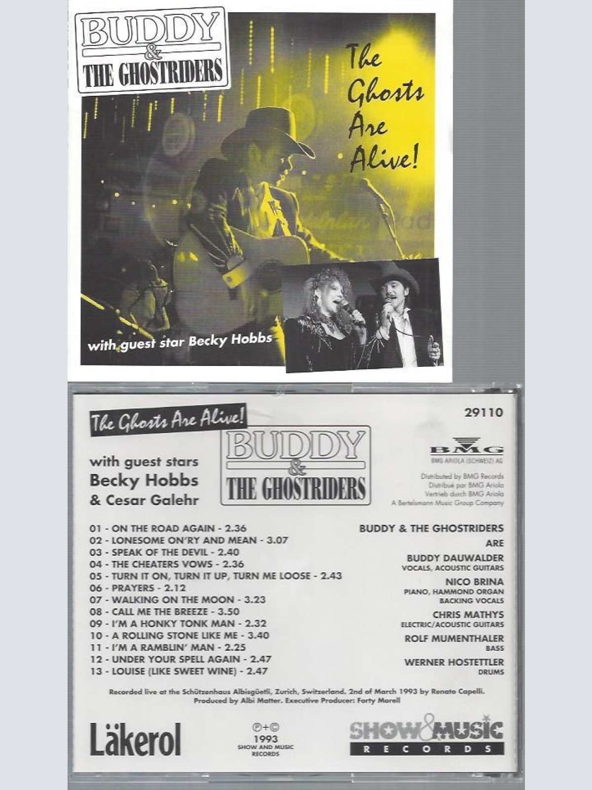 CD--BUDDY & THE GHOSTRIDERS THE GHOSTS ARE ALIVE