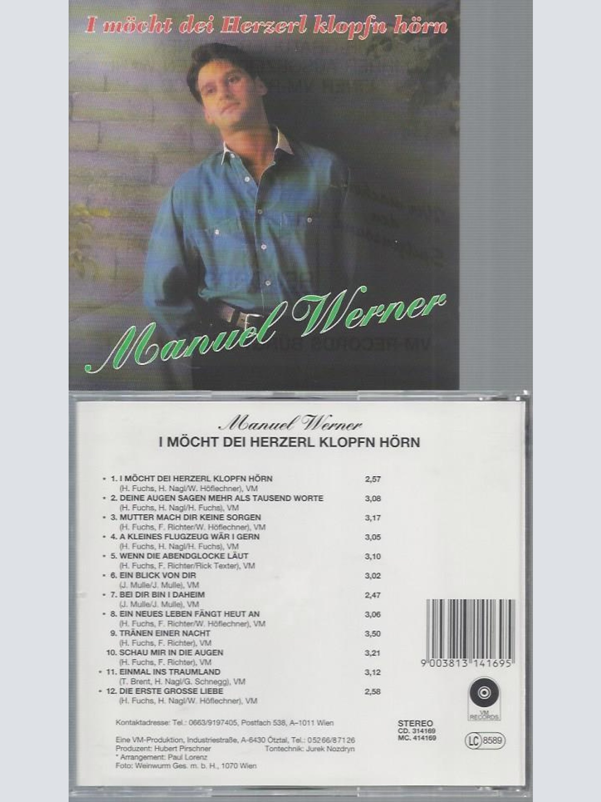 CD--MANUEL WERNER I MÖCHT DEI HERZERL KLOPFN HÖRN