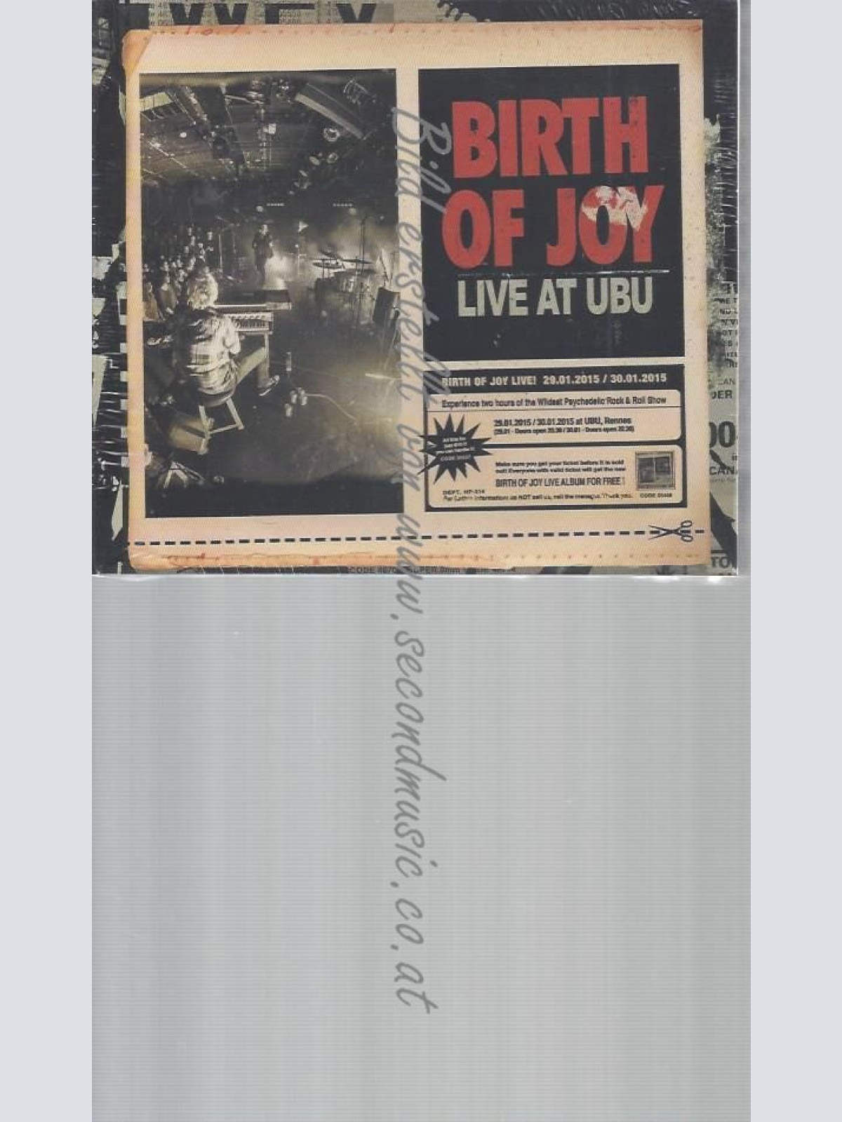 CD--BIRTH OF JOY--LIVE AT UBU