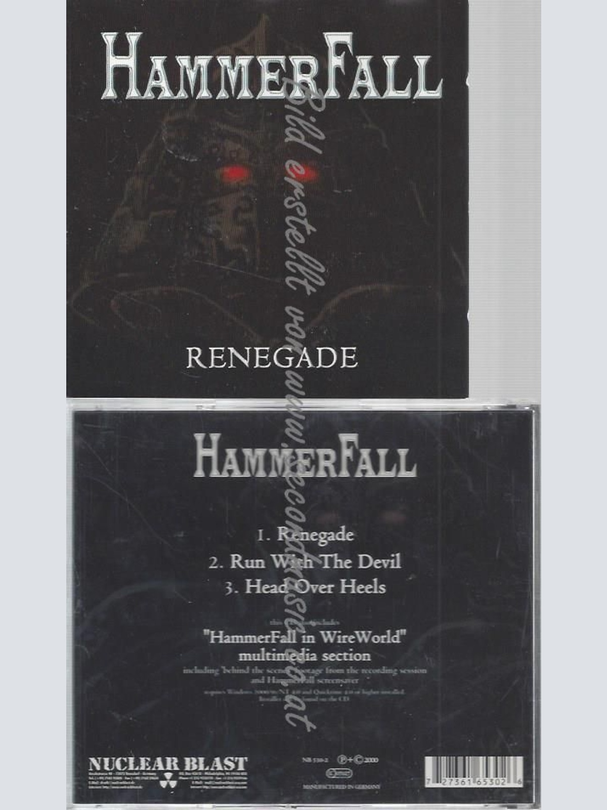 CD--HAMMERFALL--RENEGADE    | MAXI