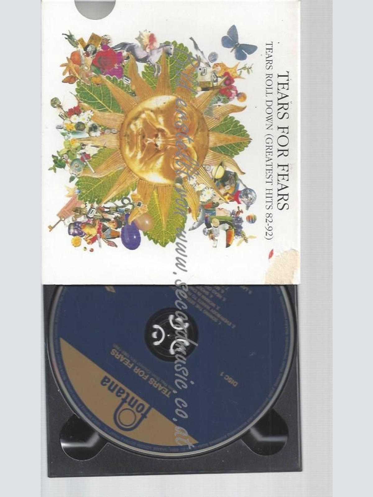 CD--TEARS FOR FEARS--TEARS ROLL DOWN: GREATEST HITS -SLIDE PACK-